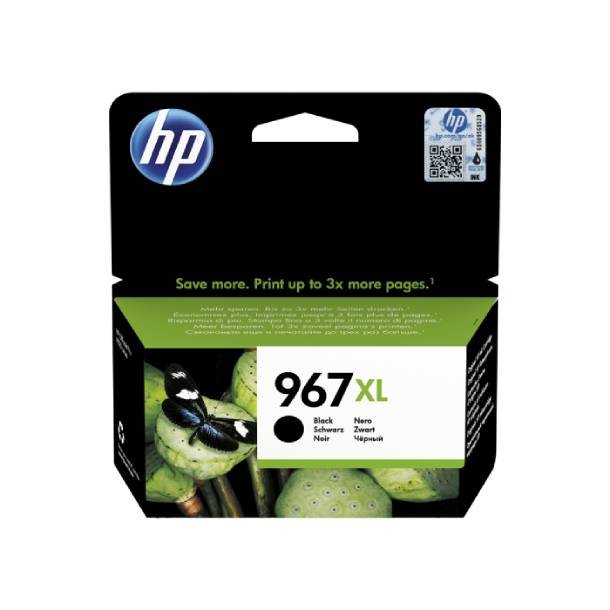 HP 967 XL BK Original bl&auml;ckpatron (68 ml)