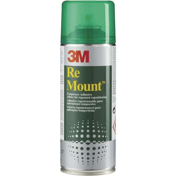 3M Display Re Mount spraylim, Dkker op til 9,6 m2.
