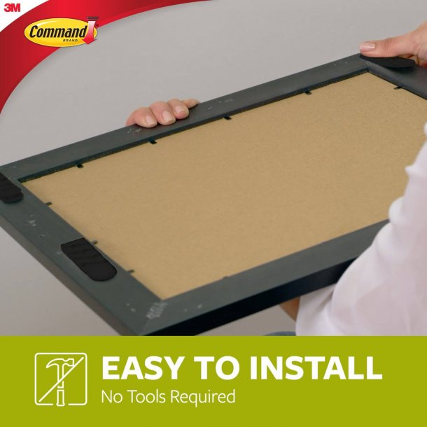 3M Command Klmband fr Bildupphngning - Svart (4 medel)