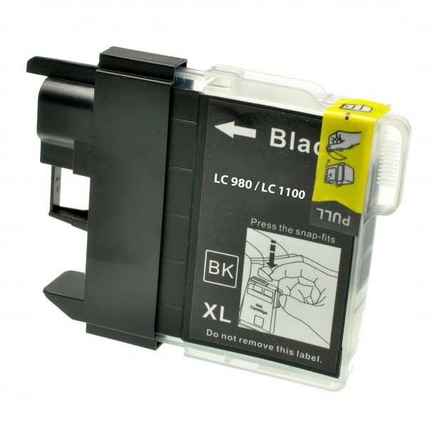 Brother LC1100 BK- Sort 25 ml - kompatibel blkpatron