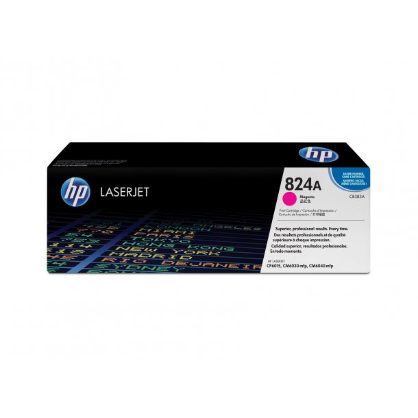 HP 824A M Toner - CB383A Original - Magenta 21000 sider