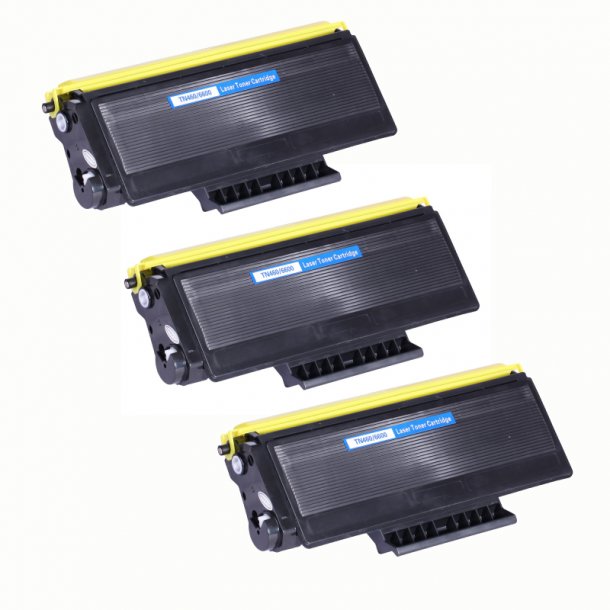 Brother TN 460 BK Combo Pack 3 pcs Toner - Compatible - Black 18000 pages