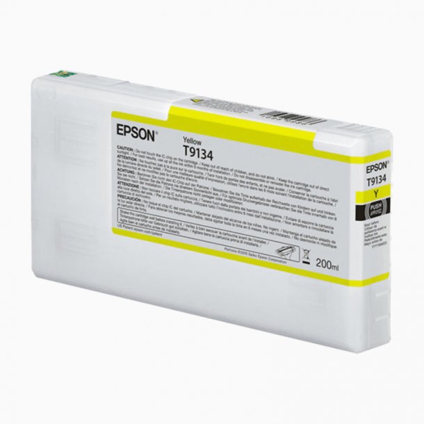 Epson T9134 Y blkpatron - C13T913400 Original - Gul 200 ml