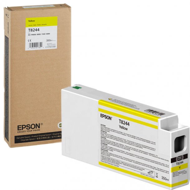 Epson T8244 Y blkpatron - C13T824400 Original - Gul 350 ml