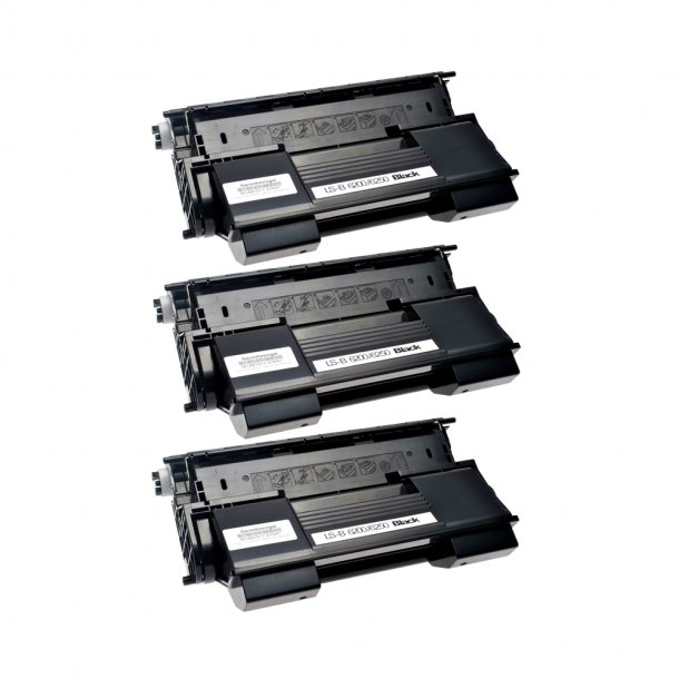 OKI B 6200/6300 BK combo pack 3 stk Toner - 09004078 Kompatibel - Sort 30000 sider