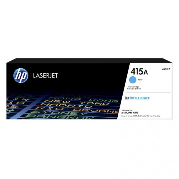 HP 415A C Toner - W2031A Original - Cyan 2100 sider