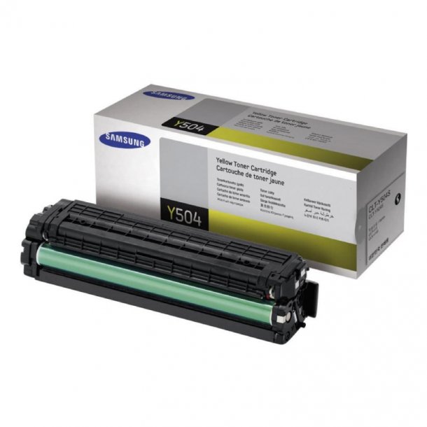 Samsung CLT-Y504S/ELS Y Toner - SU502A Original - Gul 1800 sider