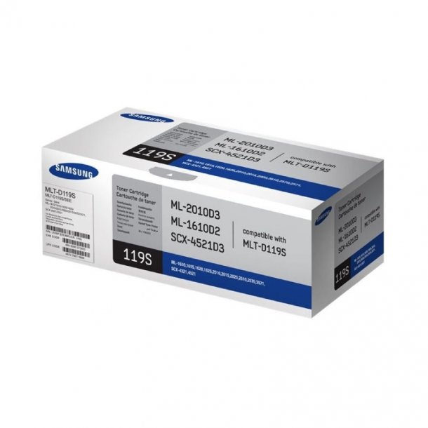 Samsung MLT-D119S/ELS BK Original Toner (2000 sidor)