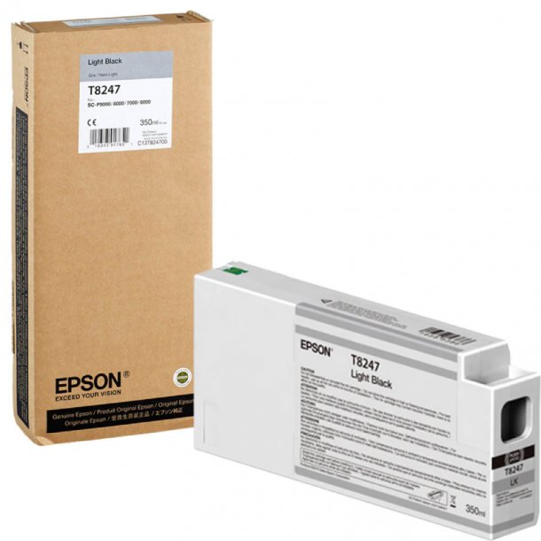 Epson T8247 LBK Original blckpatron (350 ml)