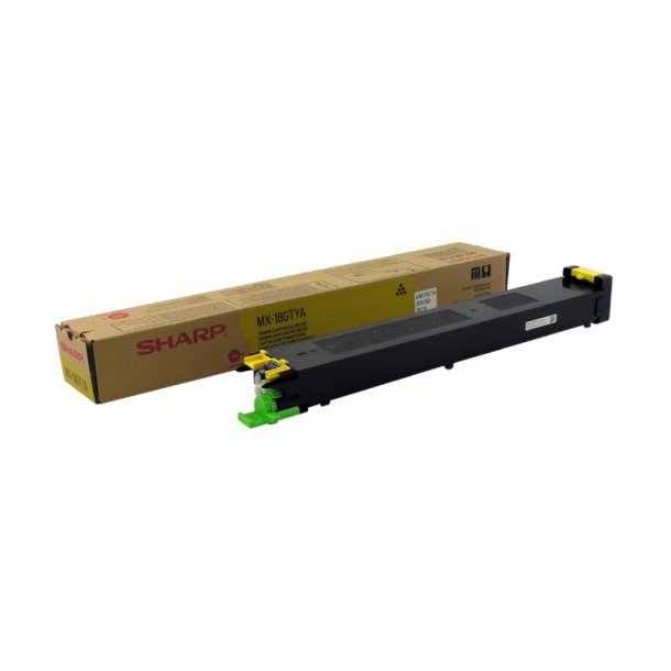 Sharp MX18GTYA Y Toner - Original - Gul 10000 sider