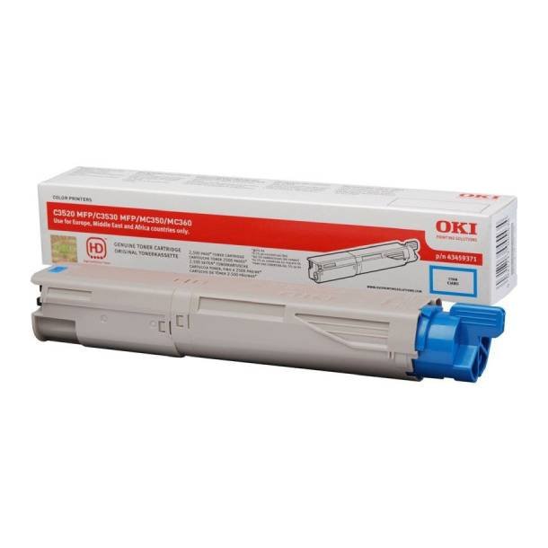 OKI C 3520MFP/MC 350 C Original lasertoner (2500 sidor)