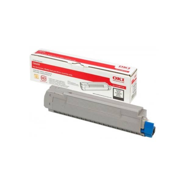 OKI C 8600/8800 BK Original lasertoner (6000 sidor)