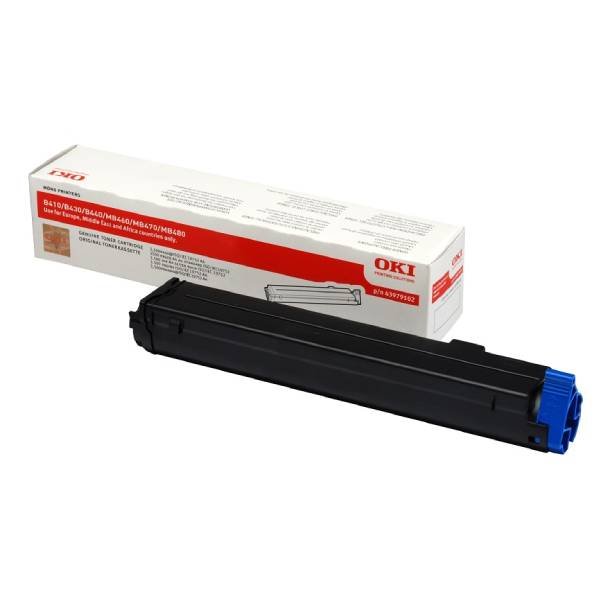 OKI B 410/430/440 BK Original lasertoner (3500 sidor)