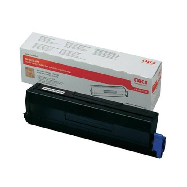 OKI B 430/440 BK Original lasertoner (7000 sidor)