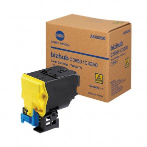 Konica Minolta toner C3350 - A5X0250 gul 10000 sider, original