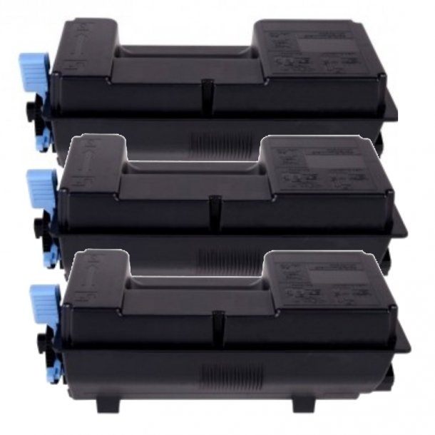 Kyocera TK-3160 BK combo pack 3 stk Toner - 1T02T90NL0 Kompatibel - Sort 37500 sider