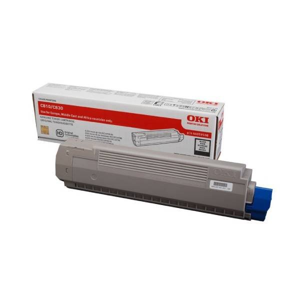 OKI C 810/830 BK Original lasertoner (8000 sidor)