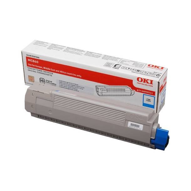 OKI MC 860 C lasertoner - 44059211 Original - Cyan 10000 sider