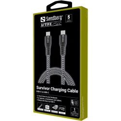 Sandberg Survivor USB-C Cable 1M, 100W