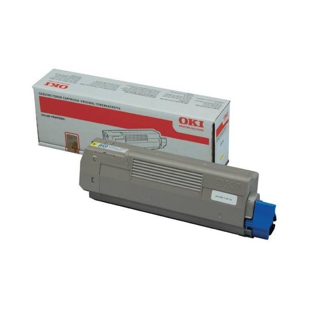 OKI C 610 Y lasertoner - 44315305 Original - Gul 6000 sider