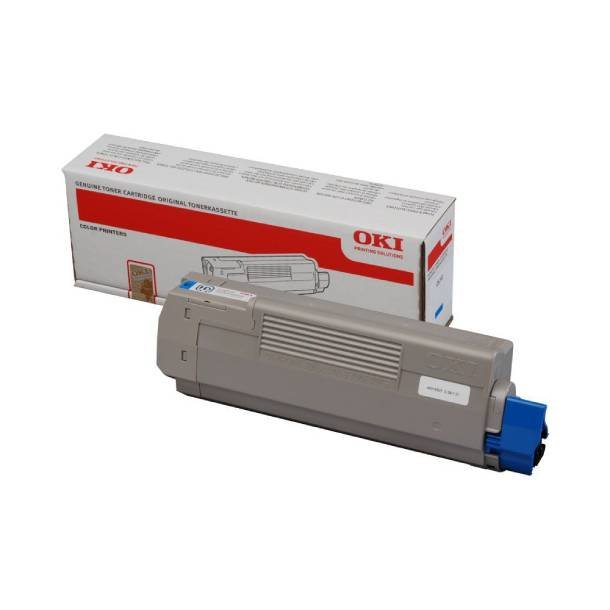 OKI C 610 C lasertoner - 44315307 Original - Cyan 6000 sider