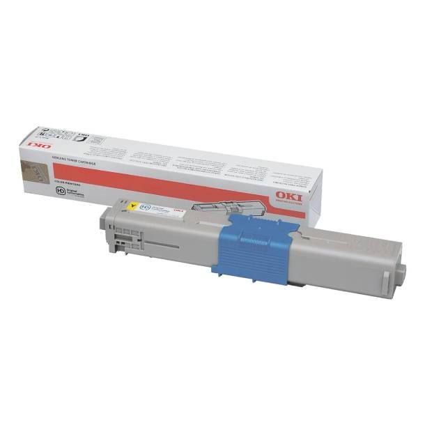 OKI C 510/530 Y lasertoner - 44469722 Original - Gul 5000 sider