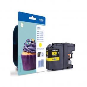 Brother ink cartridge LC123Y yellow 5,9 ml, original
