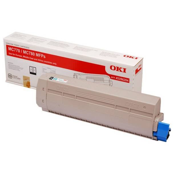 OKI MC 770/780 BK Original lasertoner (15000 sidor)