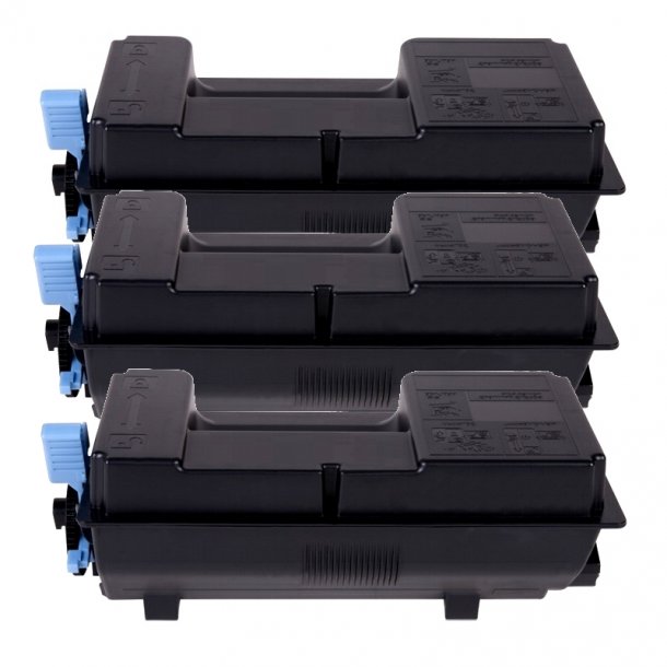 Kyocera TK-3190 BK combo pack 3 stk Toner - 1T02T60NL0 Kompatibel - Sort 75000 sider