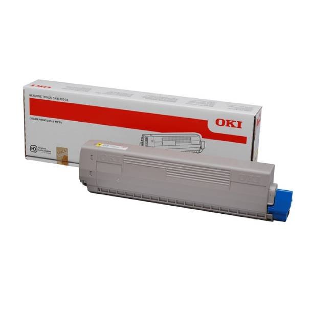 OKI C 532/MC 573 Y lasertoner - 46490401 Original - Gul 1500 sider