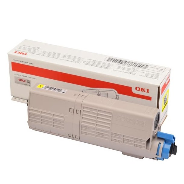 OKI C 532/MC 573 Y lasertoner - 46490605 Original - Gul 6000 sider