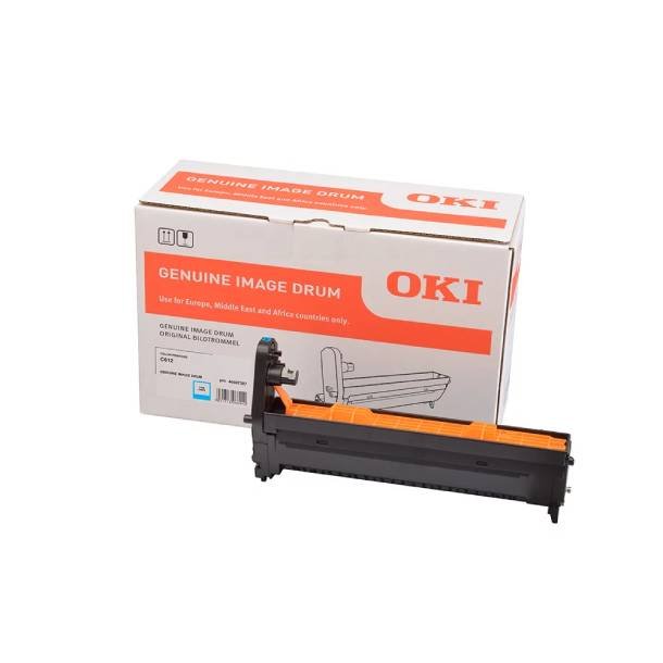 OKI C 612 C Tromle - 46507307 Original - Cyan 30000 sider