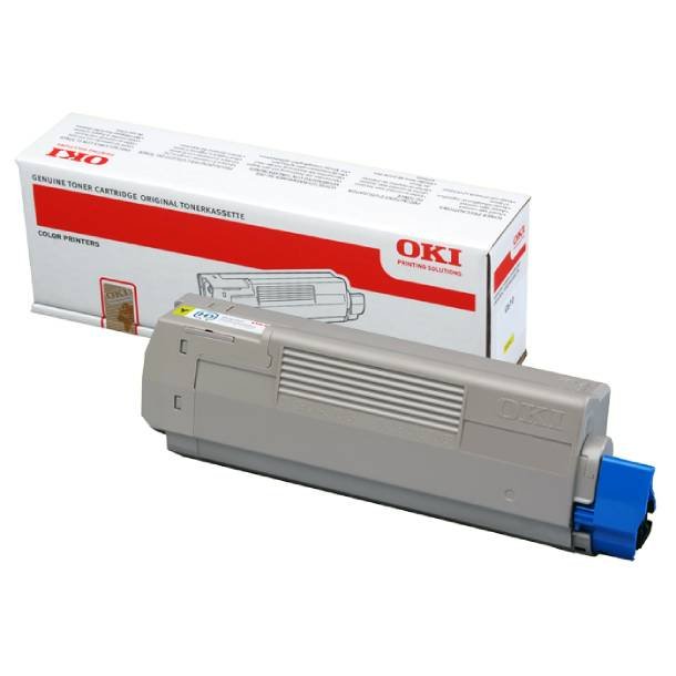 OKI C 612 Y lasertoner - 46507505 Original - Gul 6000 sider