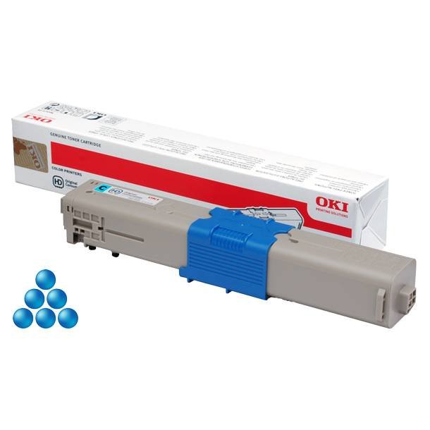 OKI C 332/MC 363 C lasertoner - 46508715 Original - Cyan 1500 sider