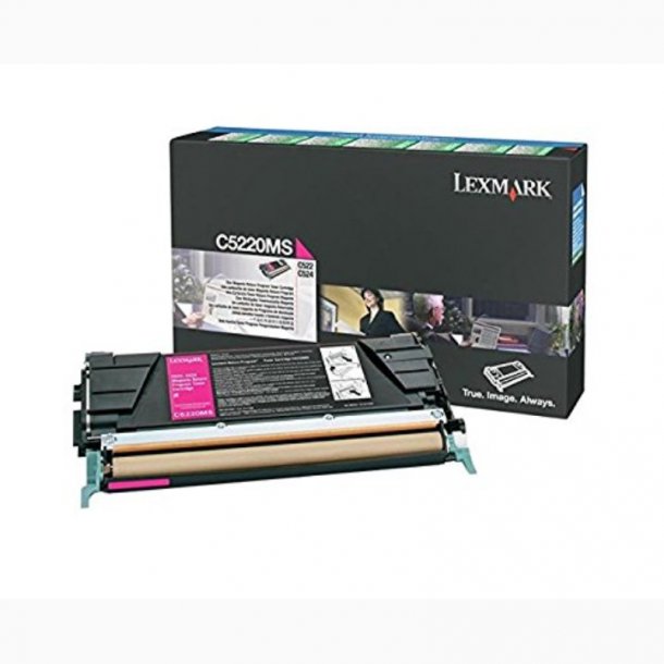 Lexmark C52X M Toner - C5220MS Original - Magenta 3000 pages