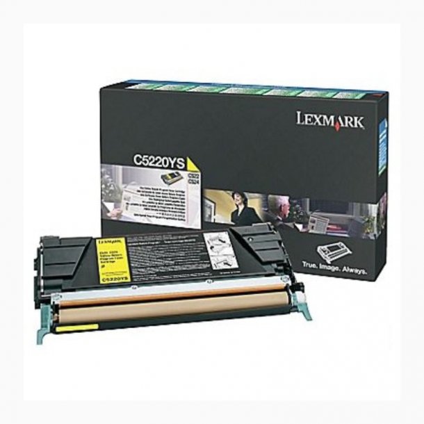 Lexmark C52X Y Toner - C5220YS Original - Yellow 3000 pages