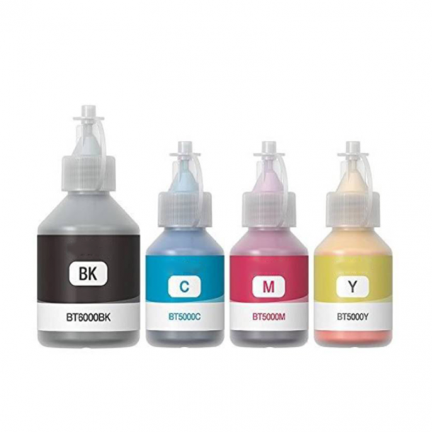 Brother BT 5000/6000 Combo Pack 4 pcs Refill Ink - Compatible - BK/C/M/Y 250 ml