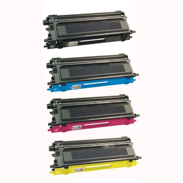 Brother TN 135 Laser toner Combo Pack 4 pcs - Compatible - BK/C/M/Y