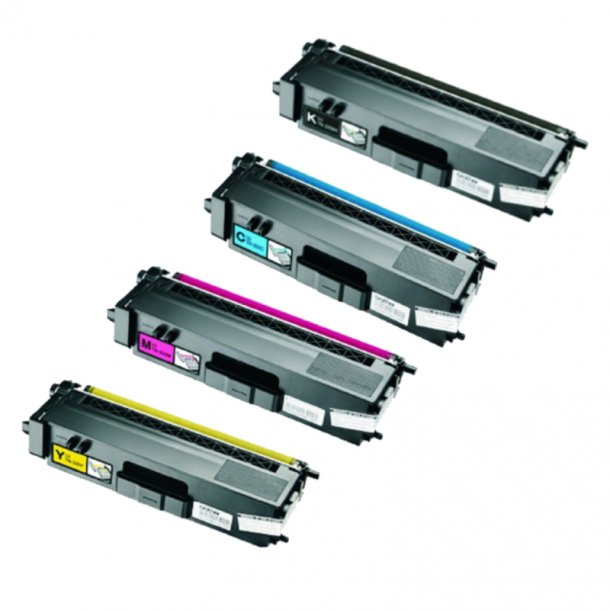 Brother TN370 Combo Pack 4 pcs laser toner - Compatible - BK/C/M/Y 7000 pages