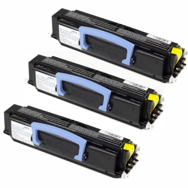 Kompatibel Dell 1720 BK combo pack 3 st Toner (18000 sidor)