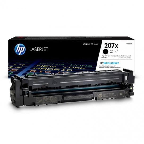 HP 207X BK Toner - W2210X Original - Black 3150 pages