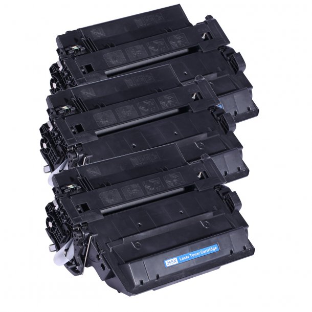 Kompatibel HP 55X BK combo pack 3 stk Toner (37500 sidor)