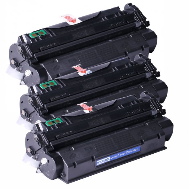 Kompatibel HP 15X - C7115X BK combo pack 3 stk Toner 10500 sidor