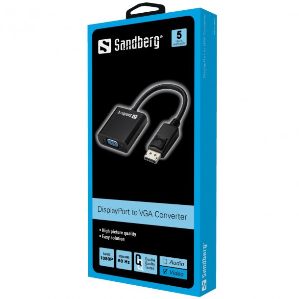 Sandberg Adapter DisplayPort till VGA