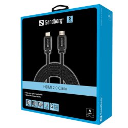 Sandberg HDMI-kabel 2.0, 5 m