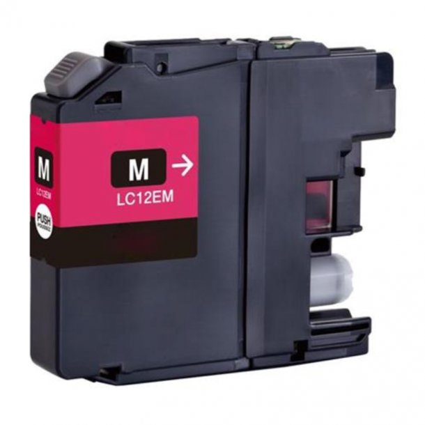 Brother LC12E M Ink Cartridge - Compatible - Magenta 15 ml
