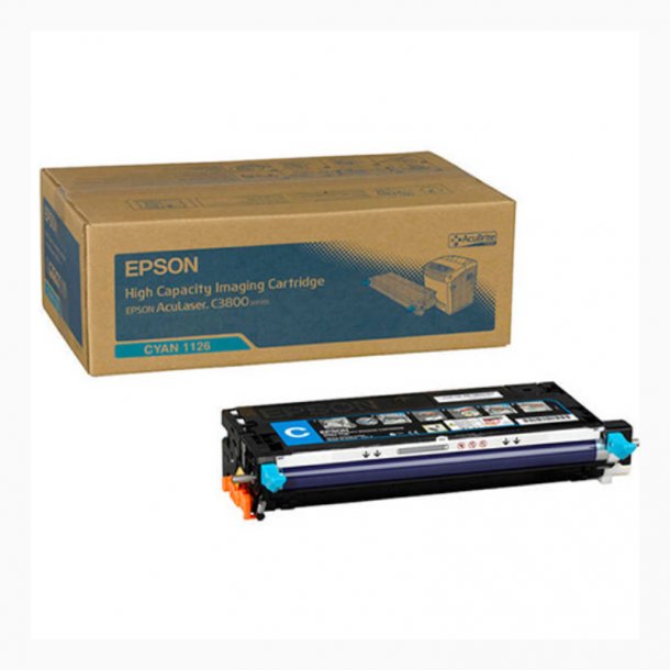 Epson Aculaser C3800 C Toner - C13S051126 Original - Cyan 9000 sider