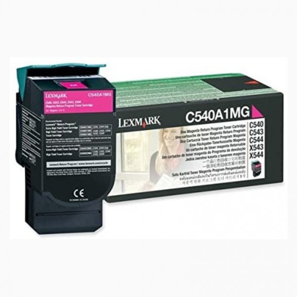 Lexmark C540/C543/C544 M Toner - C540A1MG Original - Magenta 1000 pages