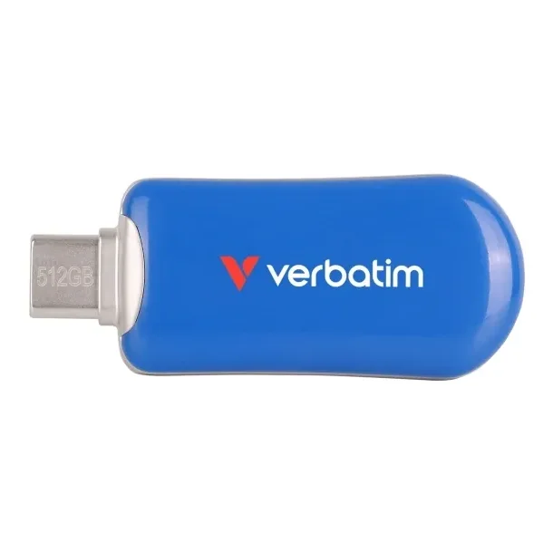 Verbatim Plectra USB-C Flash Drive Blue 512GB