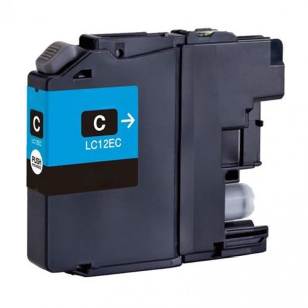 Brother LC12E C Ink Cartridge - Compatible - Cyan 15 ml
